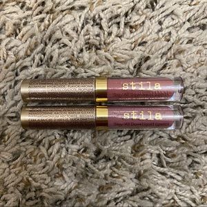2 mini Stila liquid lipsticks - baci and patina
